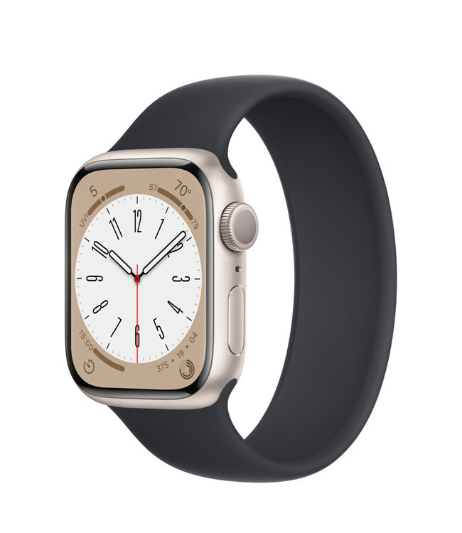 Apple Apple Watch Series 8 GPS, Цвет корпуса «Сияющая звезда», Спортивный ремешок