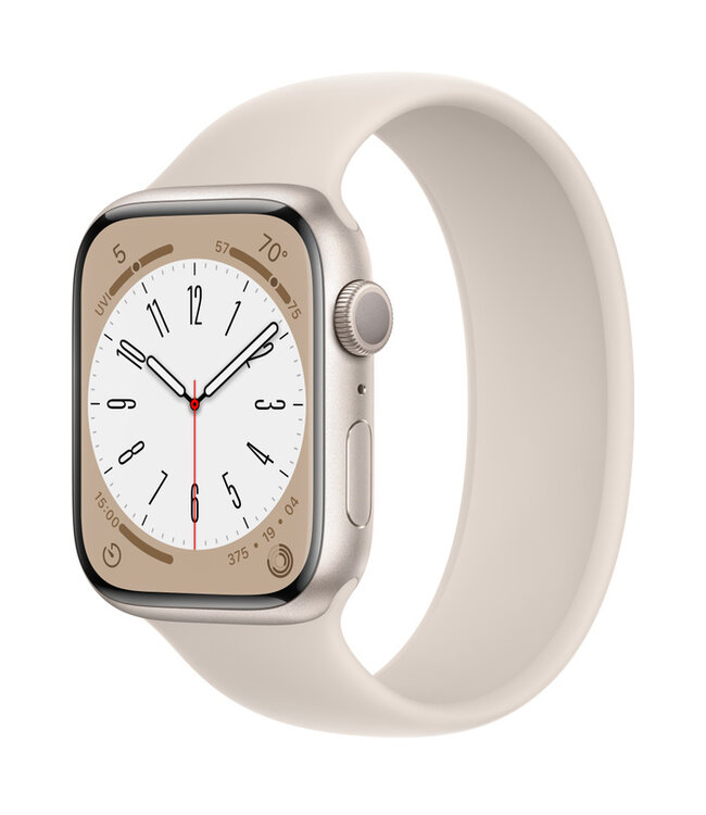 Apple Apple Watch Series 8 GPS, Цвет корпуса «Сияющая звезда», Спортивный ремешок
