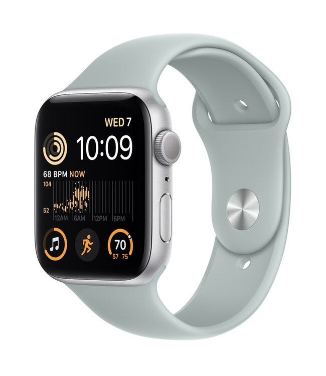 Apple Apple Watch SE, Цвет корпуса Серебряный, Спортивный ремешок