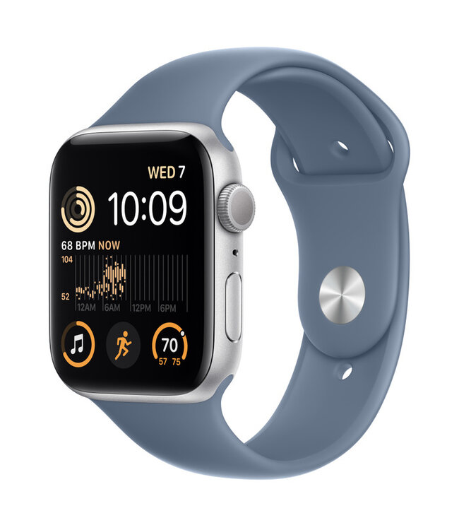 Apple Apple Watch SE, Цвет корпуса Серебряный, Спортивный ремешок