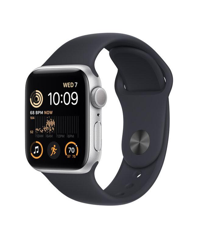 Apple Apple Watch SE, Цвет корпуса Серебряный, Спортивный ремешок