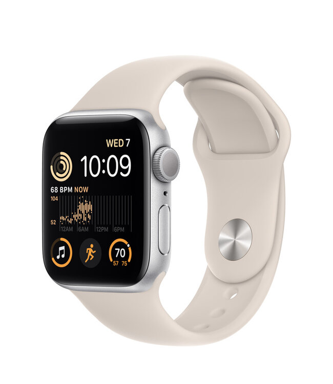 Apple Apple Watch SE, Цвет корпуса Серебряный, Спортивный ремешок