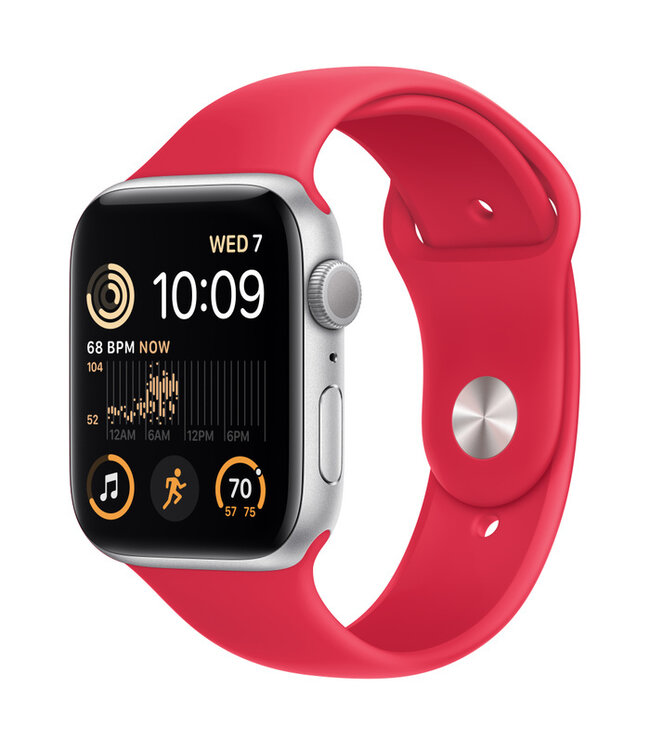 Apple Apple Watch SE, Цвет корпуса Серебряный, Спортивный ремешок