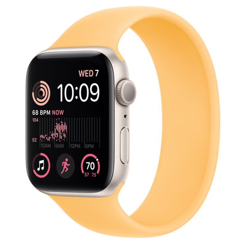 Apple Apple Watch SE, Цвет корпуса «Сияющая звезда», Спортивный ремешок