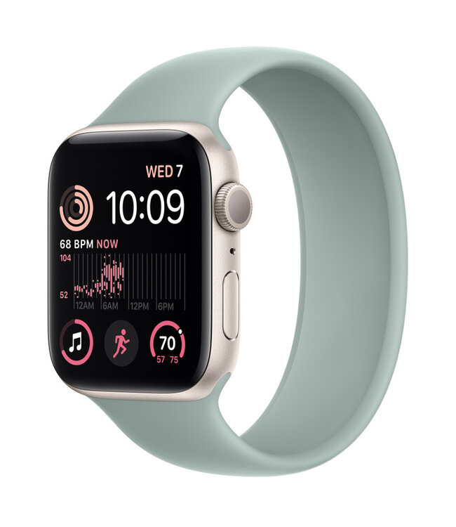 Apple Apple Watch SE, Цвет корпуса «Сияющая звезда», Спортивный ремешок