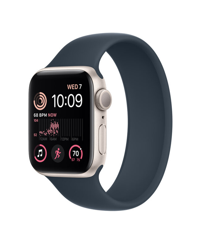 Apple Apple Watch SE, Цвет корпуса «Сияющая звезда», Спортивный ремешок