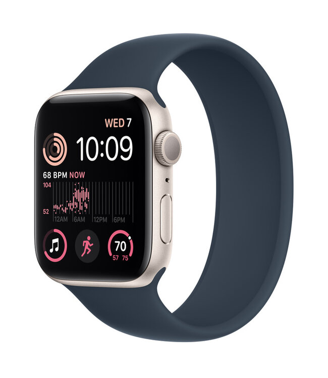 Apple Apple Watch SE, Цвет корпуса «Сияющая звезда», Спортивный ремешок