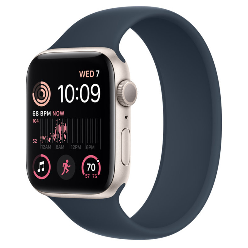 Apple Apple Watch SE, Цвет корпуса «Сияющая звезда», Спортивный ремешок