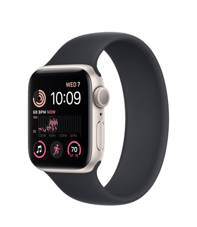 Apple Apple Watch SE, Цвет корпуса «Сияющая звезда», Спортивный ремешок