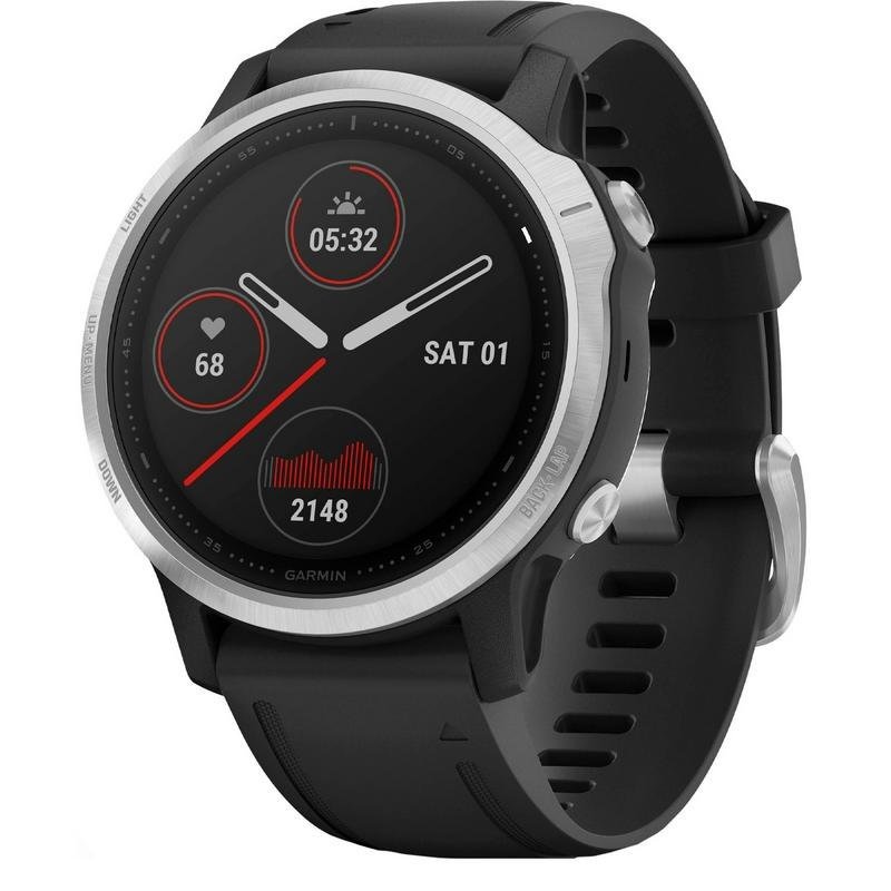 Garmin Garmin Fenix 6S Silver with Black Band