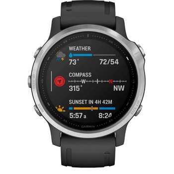 Garmin Garmin Fenix 6S Silver with Black Band