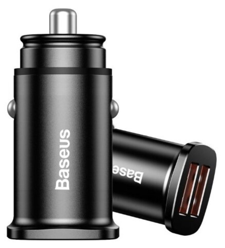 Baseus Baseus Dual USB/USB-C Car Charger 30w