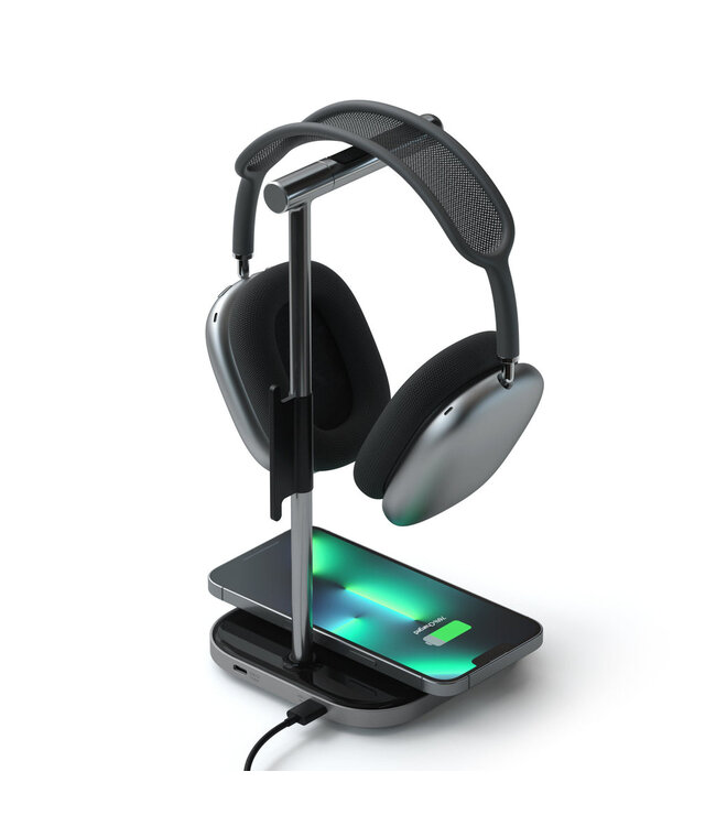 Satechi Satechi 2-in-1 Headphone Stand with Wireless Charger