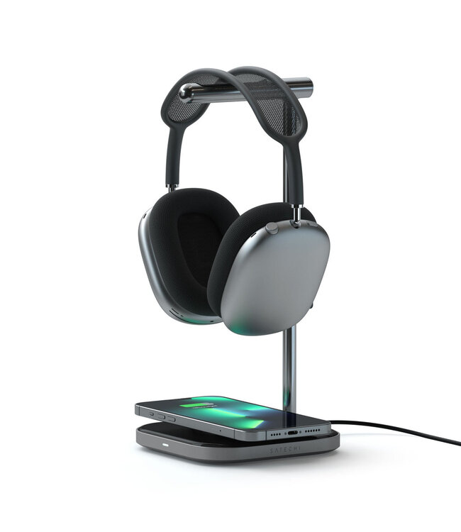 Satechi Satechi 2-in-1 Headphone Stand with Wireless Charger