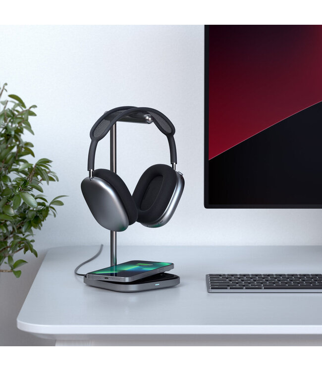 Satechi Satechi 2-in-1 Headphone Stand with Wireless Charger