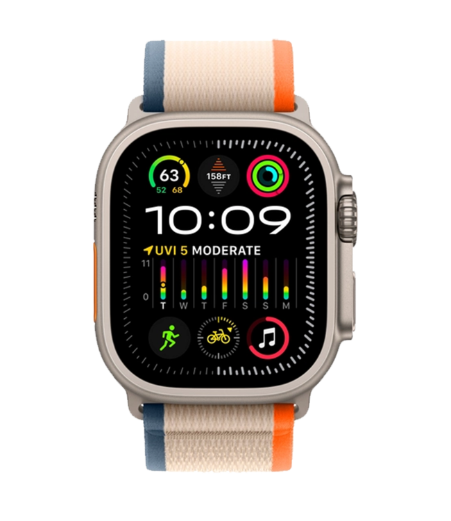 Apple Apple Watch Ultra Series 2, 49мм, Orange/Beige Trail Loop, (MRF13)