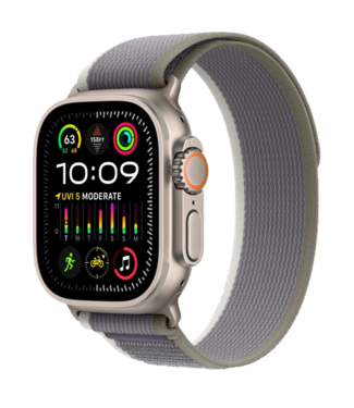 Apple Apple Watch Ultra Series 2, 49мм, Green/Grey Trail Loop, (MRF33)