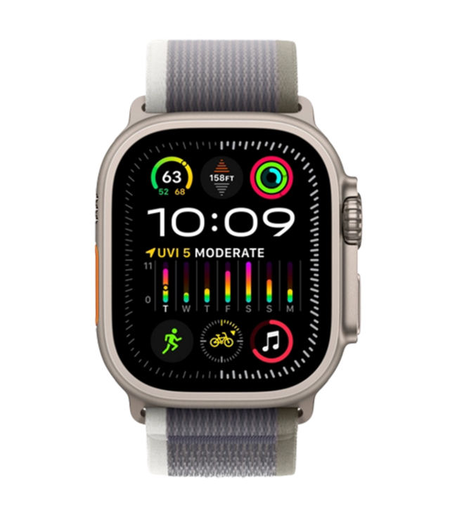 Apple Apple Watch Ultra Series 2, 49мм, Green/Grey Trail Loop, (MRF33)
