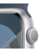 Apple Apple Watch Series 9 GPS, 45мм, Серебристый, Storm Blue Sport Band, (MR9D3)