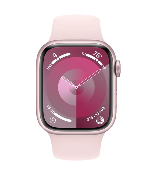 Apple Apple Watch Series 9 GPS, 45мм, Розовый, Light Pink Sport Band, (MR9G3)