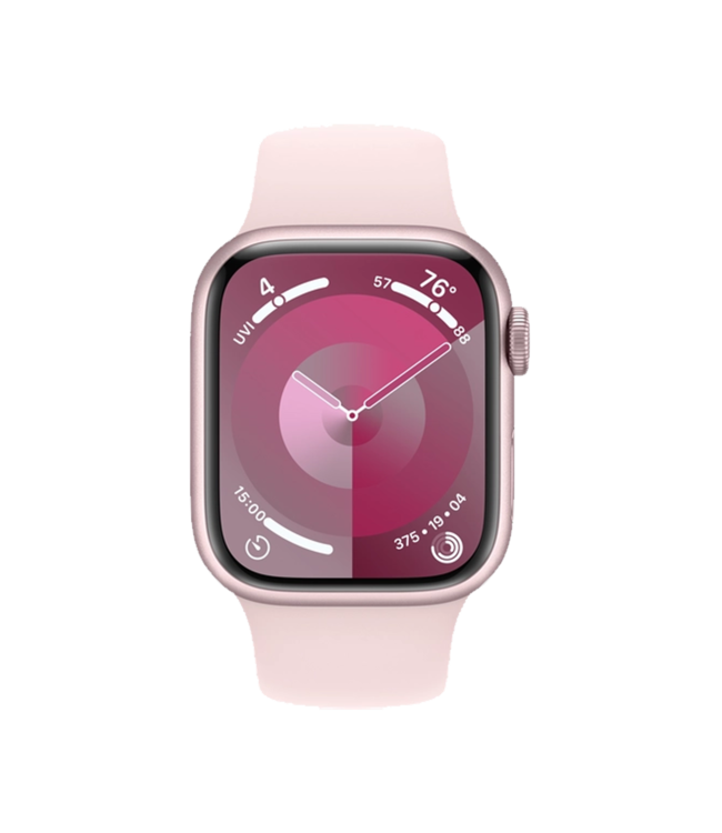 Apple Apple Watch Series 9 GPS, 41мм, Розовый, Light Pink Sport Band, (MR933)