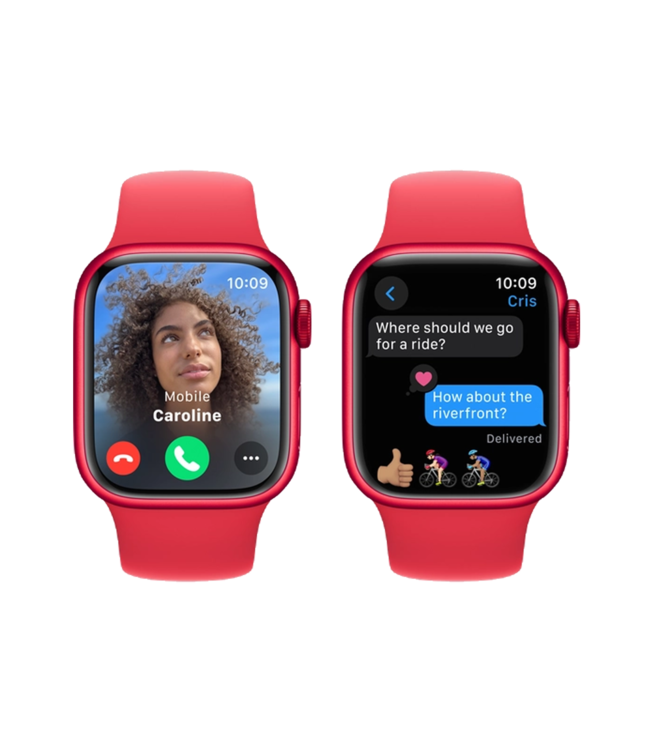 Apple Apple Watch Series 9 GPS, 45мм, (PRODUCT)RED, PRODUCT(RED) Sport Band, (MRXK3)