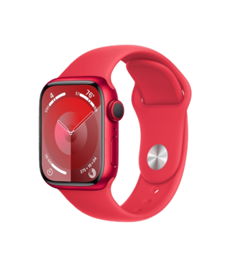 Apple Apple Watch Series 9 GPS, 41мм, (PRODUCT)RED, PRODUCT(RED) Sport Band, (MRXG3)