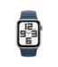 Apple Apple Watch SE GPS Gen.2, 40мм, Серебристый, Storm Blue Sport Band, (MRE13)