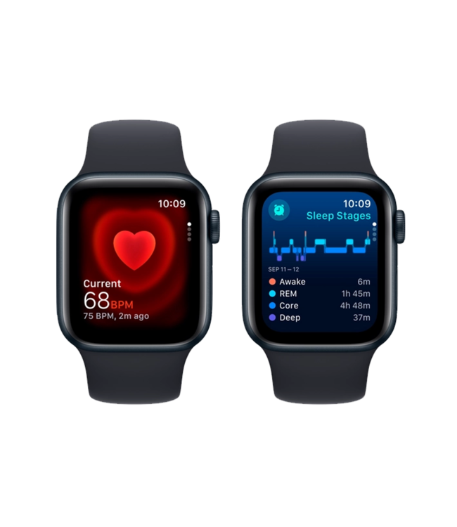 Apple Apple Watch SE GPS Gen.2, 40мм, Тёмная ночь, Midnight Sport Band, (MR9X3)