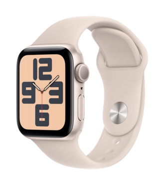 Apple Apple Watch SE GPS Gen.2, 44мм, Сияющая звезда, Starlight Sport Band, (MRE43)