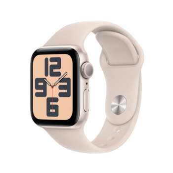 Apple Apple Watch SE GPS Gen.2, 40мм, Сияющая звезда, Starlight Sport Band, (MR9U3)