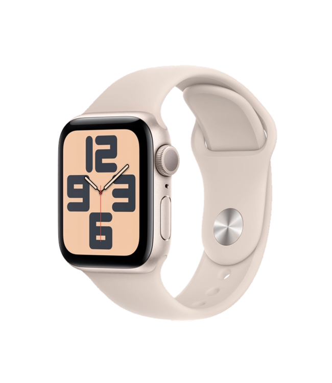 Apple Apple Watch SE GPS Gen.2, 40мм, Сияющая звезда, Starlight Sport Band, (MR9U3)