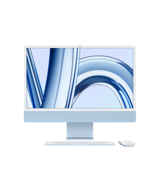 Apple iMac 24" Apple M3 (8 CPU/8GPU), 8 ГБ, 256 ГБ SSD, Blue (MQRC3HX/A)
