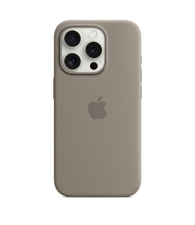 Apple Чехол Apple Silicone Case для iPhone 15 Pro Clay