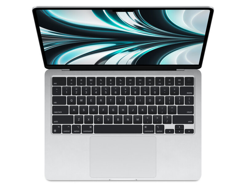 Apple MacBook Air 13.6" Apple M2 (8C CPU/8C GPU), 8 ГБ, 256 ГБ, Серебристый (MLXY3)