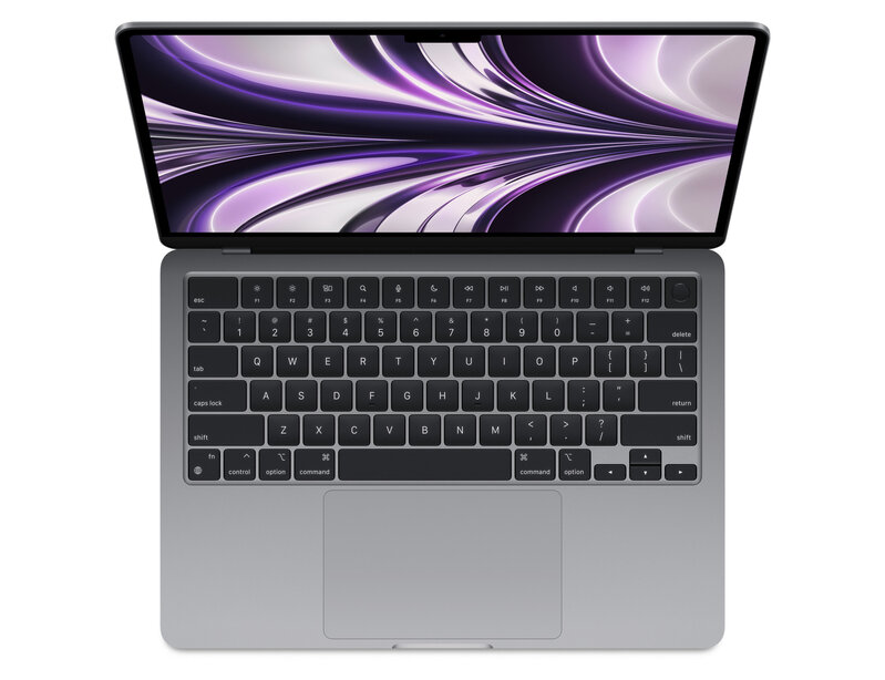 Apple MacBook Air 13.6" Apple M2 (8C CPU/8C GPU), 8 ГБ, 256 ГБ, Серый космос (MLXW3)