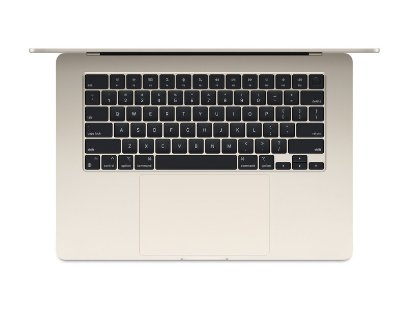 Apple MacBook Air 15.3" Apple M2 (8C CPU/10C GPU), 8 ГБ, 512 ГБ, Сияющая звезда (MLY23)