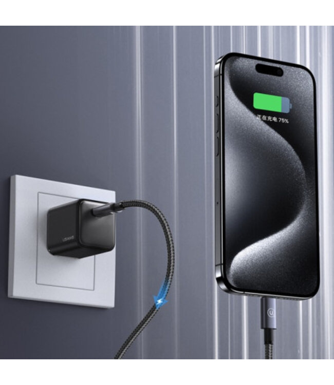 Usams USAMS USB-C to USB-C Cable - Кабель для iPhone 1.2m