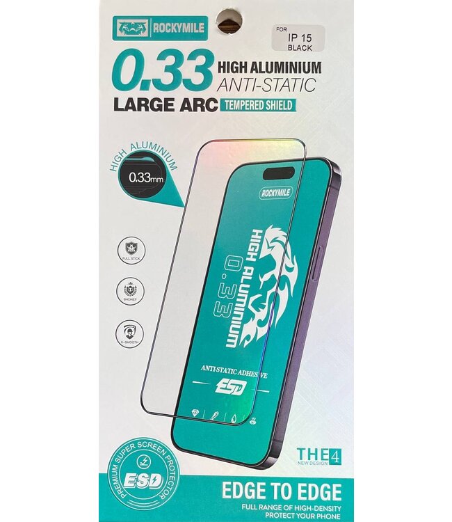 Apple parts Rockymile Large Arc - Защитное стекло для  iPhone 15