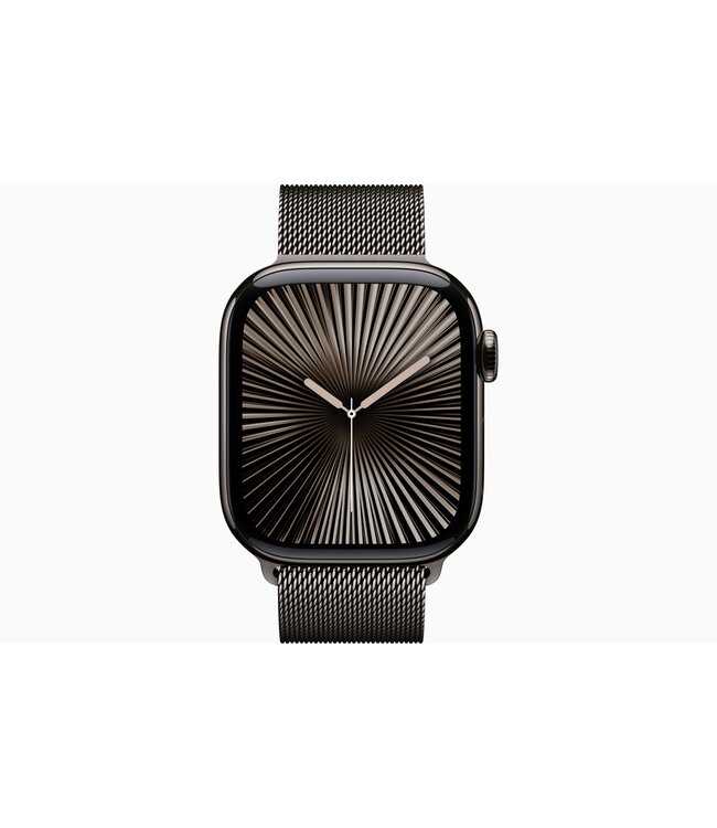 Apple Watch Series 10 GPS, Titanium case, 42mm, Slate, Slate Milanese Loop
