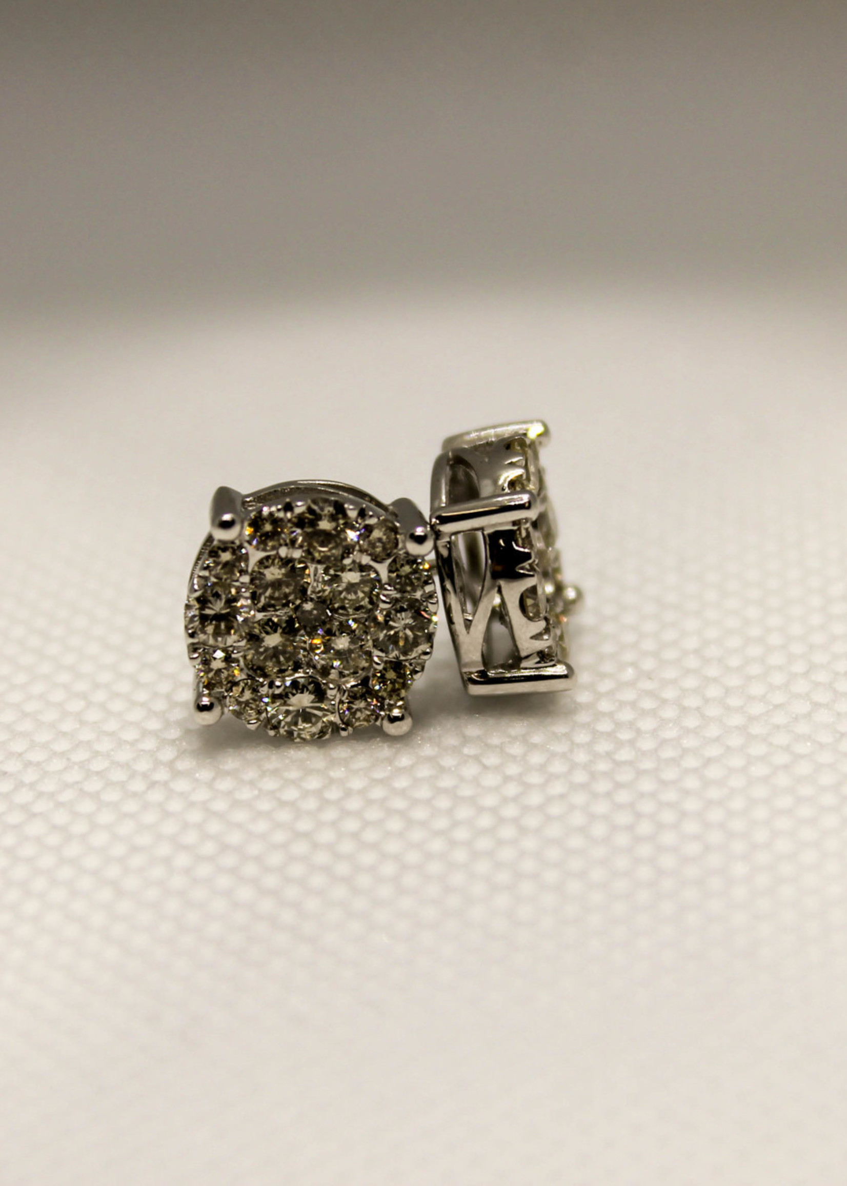 10k Earrings 10k wg 2.03ct sup flow #112622