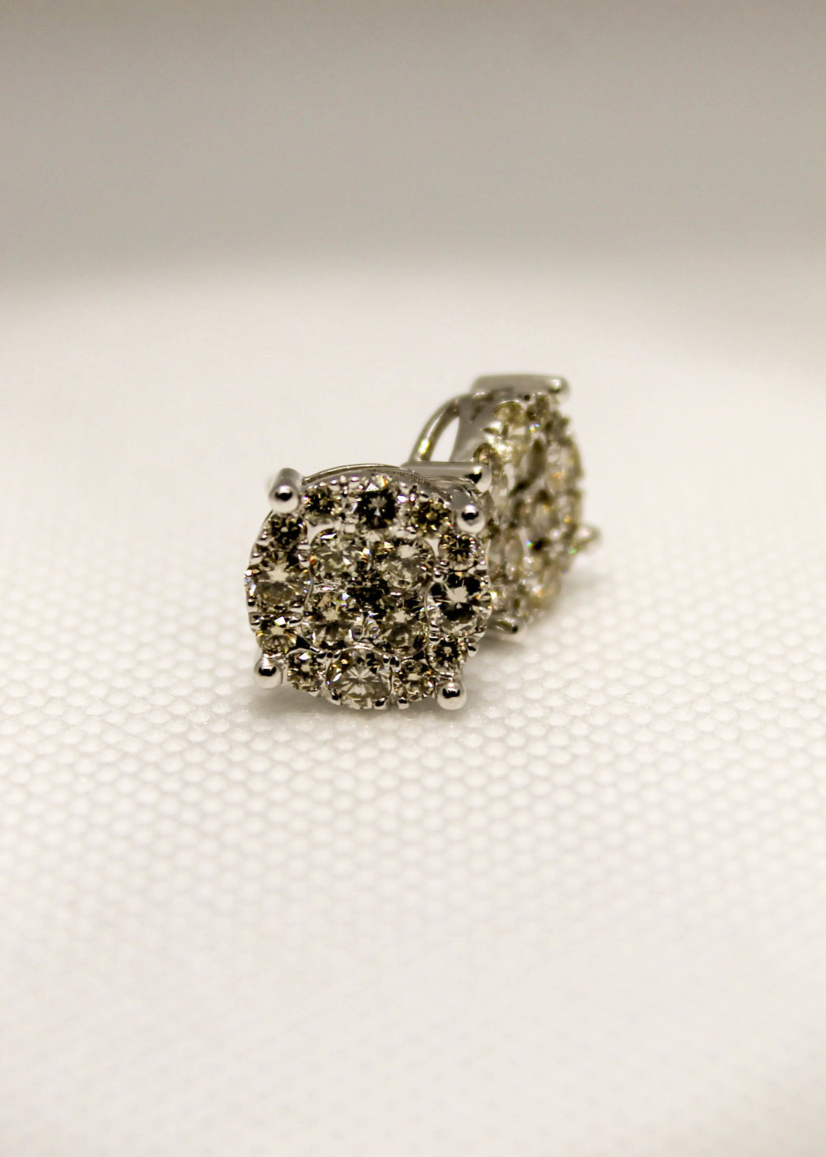 10k Earrings 10k wg 2.03ct sup flow #112622