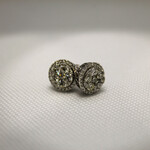 14k Earrings 14k wg 5.3g 1.94ct ds1089w