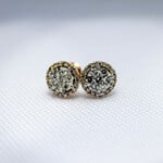 14k Earrings 14k rg 1.5ct rou #ds02747r