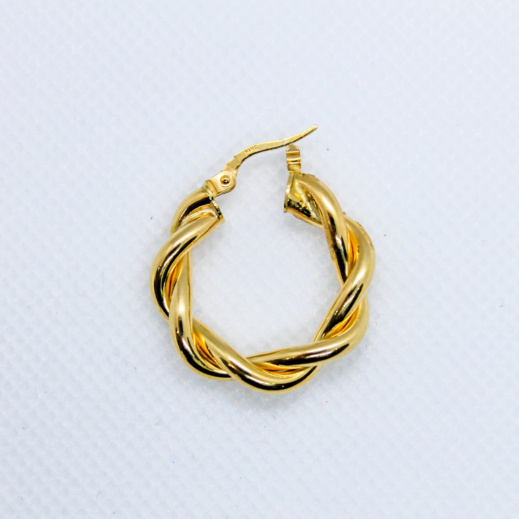 14k Earrings 14k yg 3.1g hoops