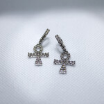 14k Earrings 14k yg .87ct unc #ds04314w