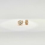 14k Earrings 14k rg 2.2g 1.04ct flow stud jc