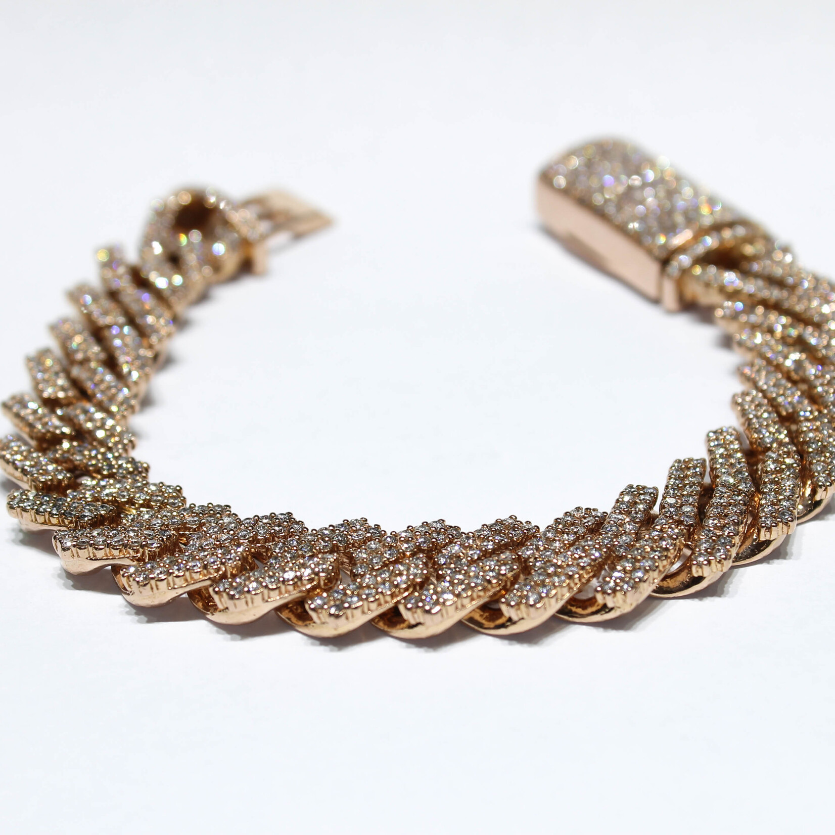 14k Bracelets 14k rg 117.1g 13.5ct