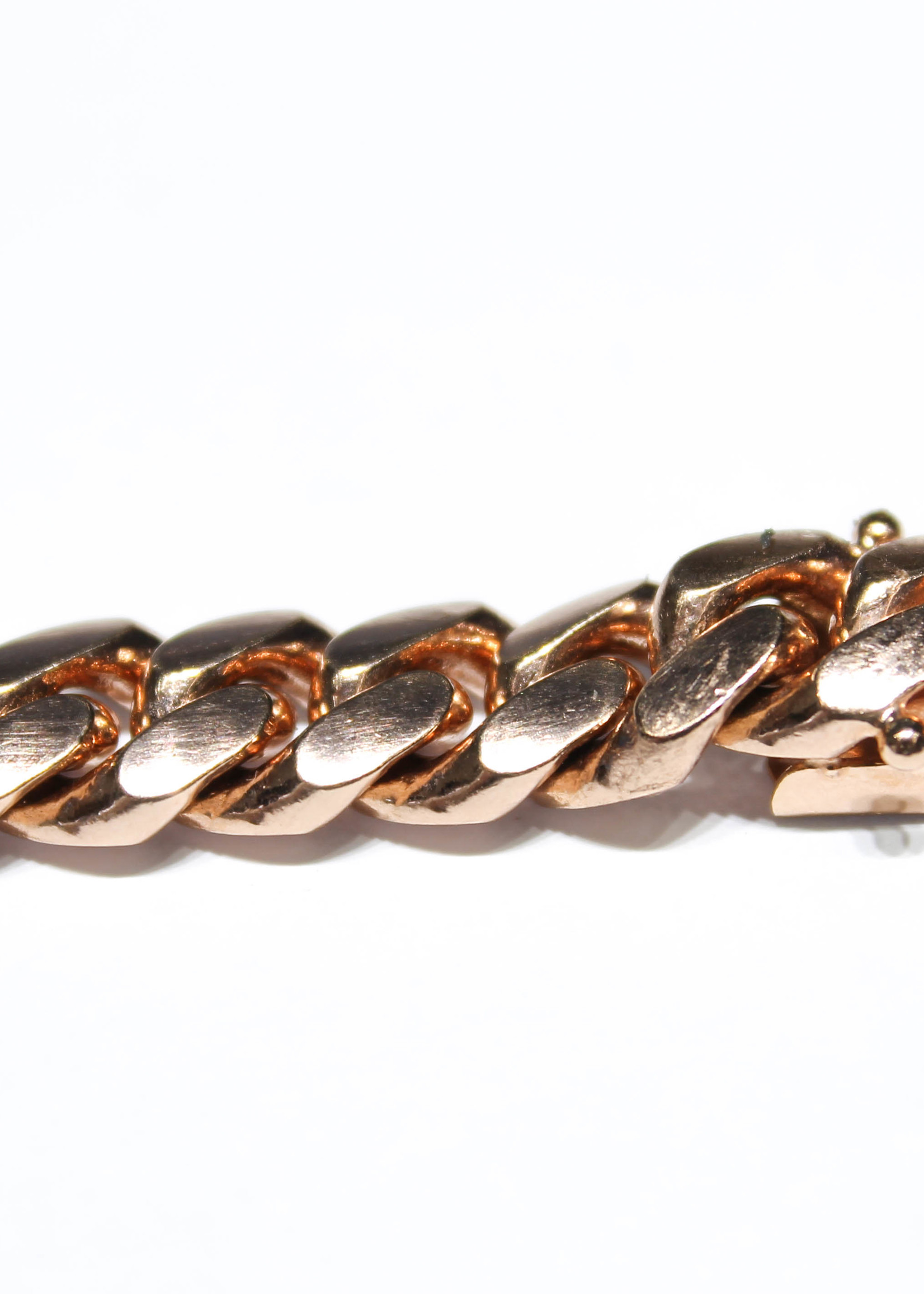 10k Bracelets 10k rg 65g 8" 10mm cuban