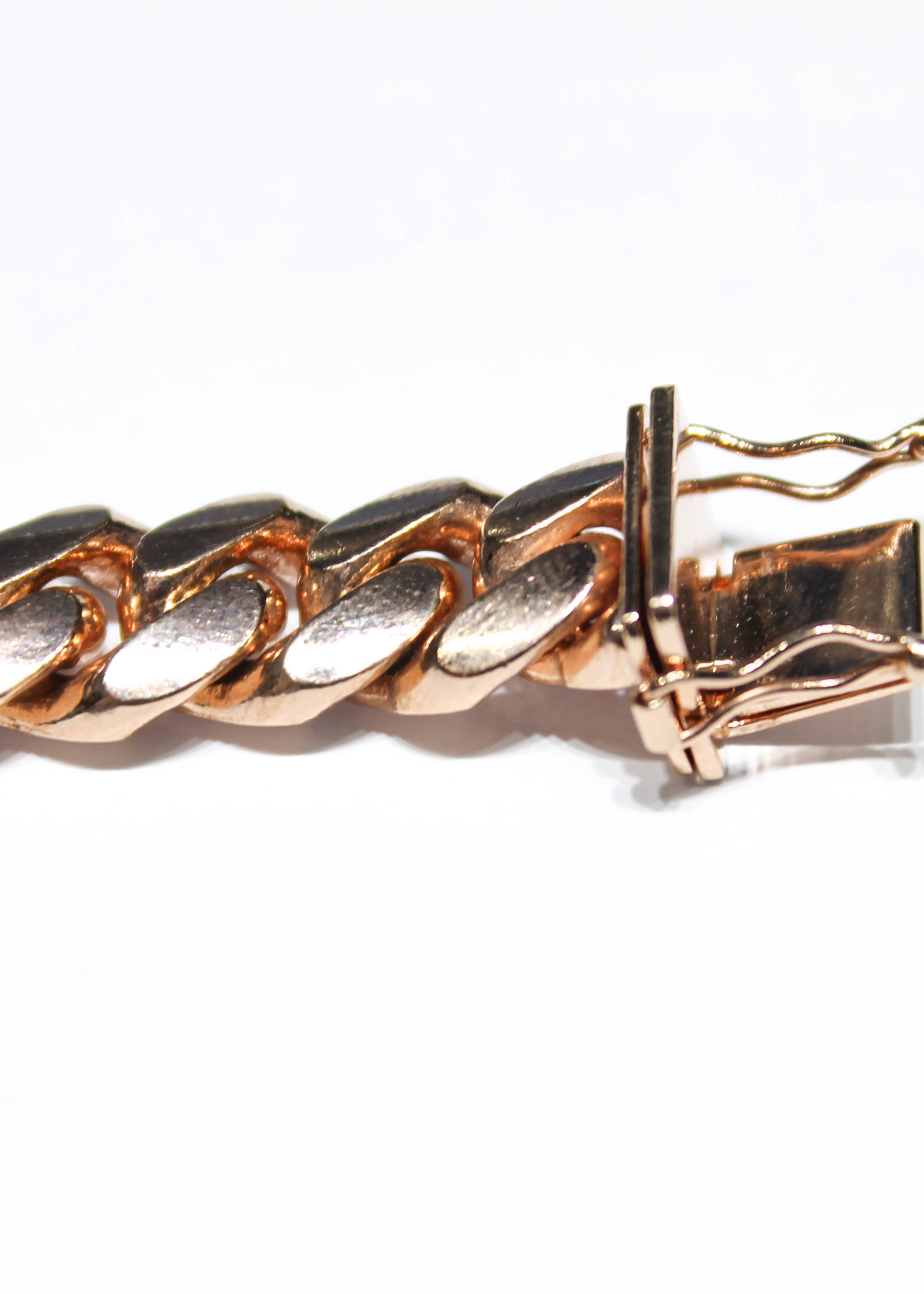10k Bracelets 10k rg 65g 8" 10mm cuban